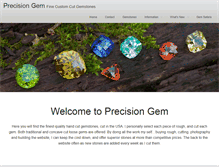 Tablet Screenshot of precisiongem.com